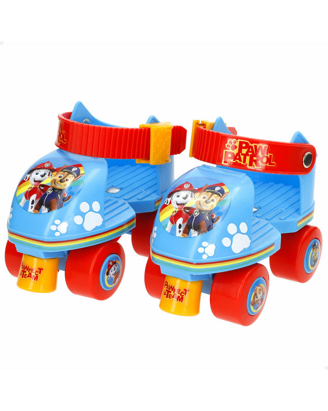 Paw Patrol skates for kids, colorful inline skates featuring Paw Patrol characters, suitable for outdoor play and fun.