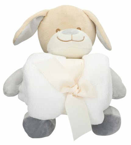 Set of six Colorbaby soft plush toys, polyester stuffed animals, 20x25x20 cm, ideal for play and cuddling.