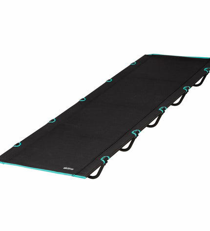Two Aktive camping beds measuring 193 x 14.5 x 67 cm, suitable for outdoor camping and hiking, shown in the image.