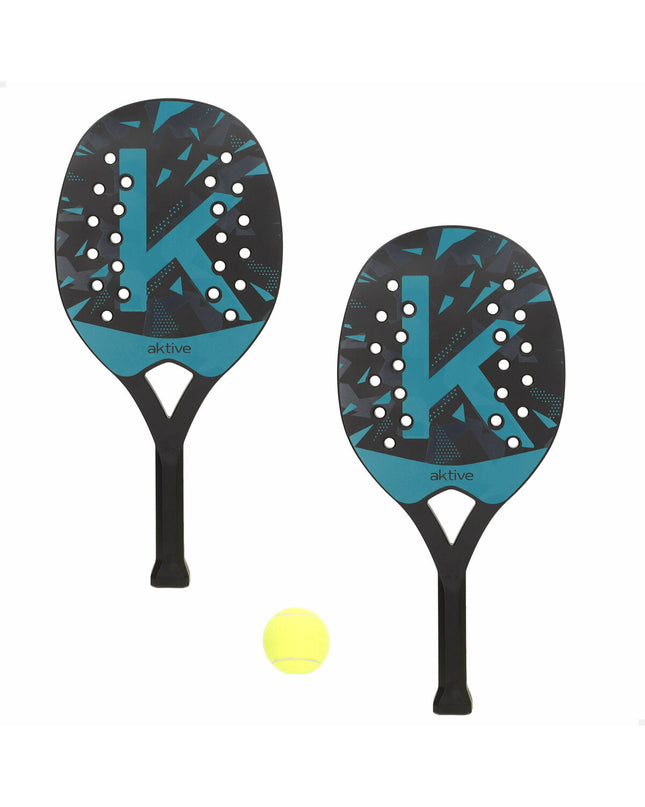 Set of six Aktive Bal Aktive strandschepjes, 22x47x3 cm, colorful outdoor sports and outdoor play toys.