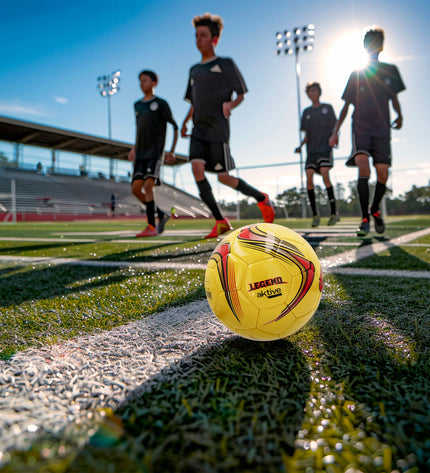 Set of 12 Aktive soccer balls for sport and outdoor use, featuring black and white panels with brand logo.