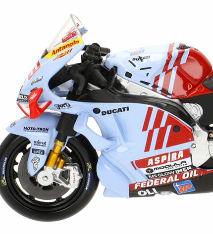 Ducati Gresini toy motorcycle model in 12x8x4 cm, detailed miniature replica from Ducati for play and display.
