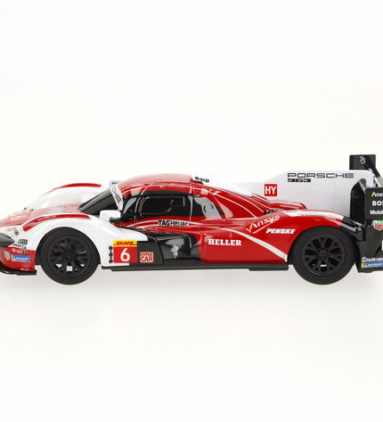 Four Porsche remote control police cars, full function toy vehicles, designed for children to play and race, featuring realistic details.
