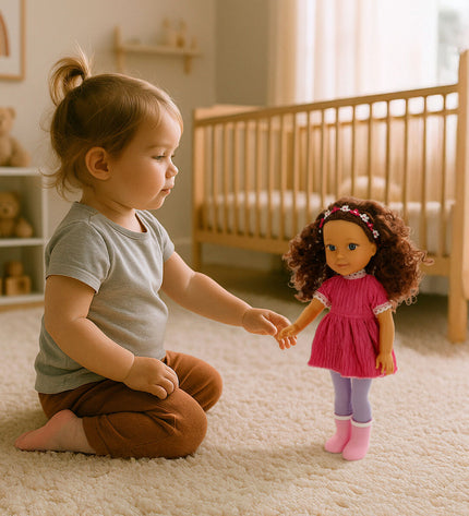 Colorbaby Kasteel Colorbaby 4-stuks set of colorful toy castle figures, perfect for imaginative play and storytelling.