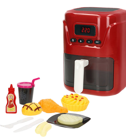 Colorbaby toy coffee machines set with four colorful plastic play coffee machines for kids, part of imiteerspelletjes speelgoed.