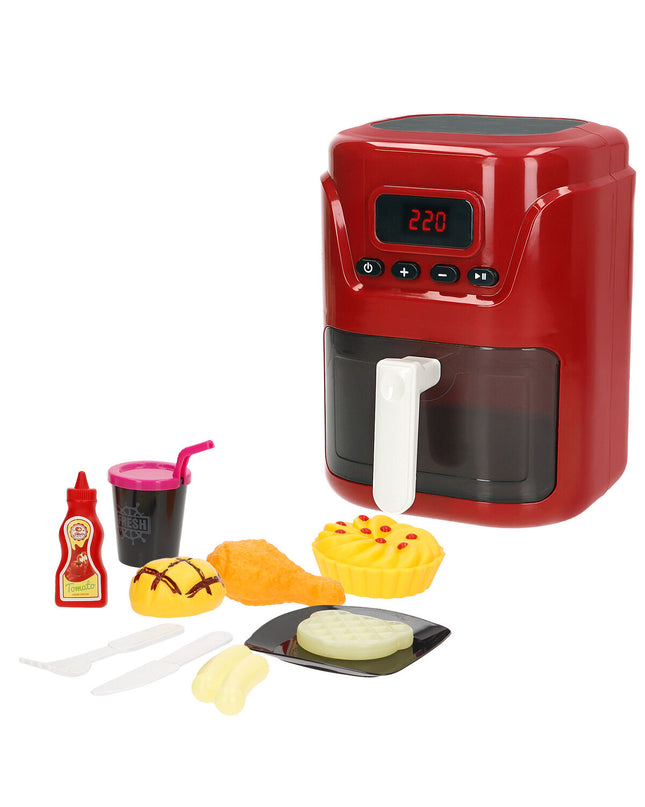 Colorbaby toy coffee machines set with four colorful plastic play coffee machines for kids, part of imiteerspelletjes speelgoed.