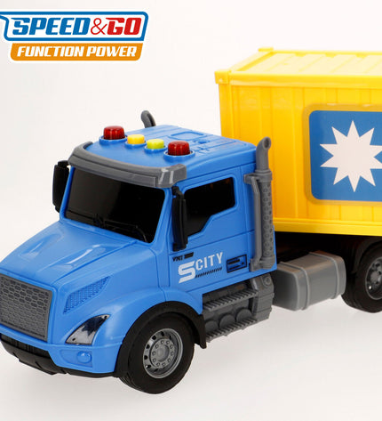 Colorbaby tractor toy set featuring two colorful plastic vehicles, ideal for children's play and imaginative games.