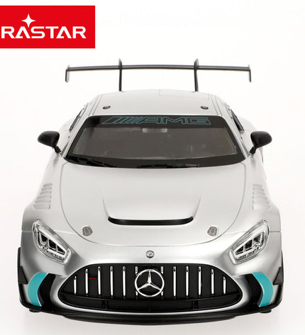 Two Mercedes Benz remote control police cars, toy vehicles with police decals and realistic details, for play and collection.