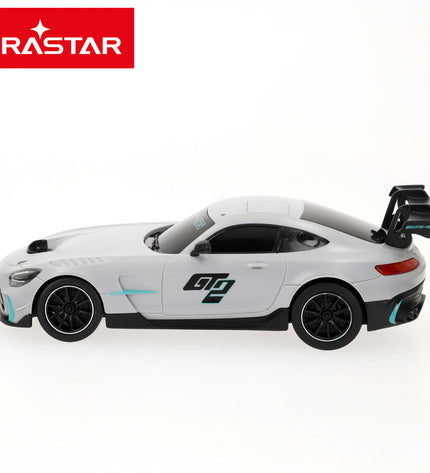 Four Mercedes Benz remote-controlled police cars toy vehicles, detailed plastic playsets for kids' imaginative play.