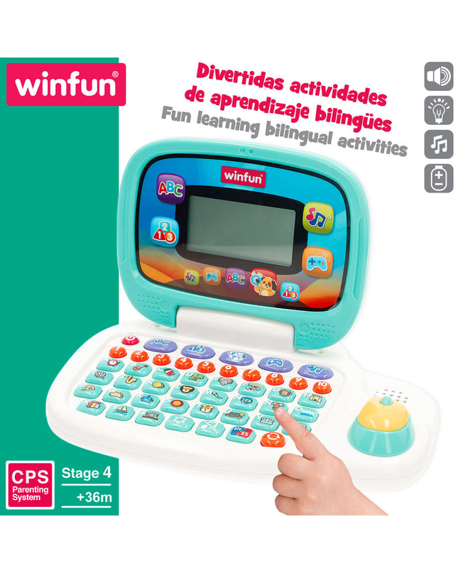 Set of four Winfun plastic magnetic schoolboards for kids, featuring colorful designs for creative play and learning activities.
