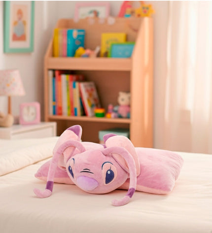 Set of four Stitch plush toys made of polyester, soft stuffed toys from Stitch, perfect for children and collectors.
