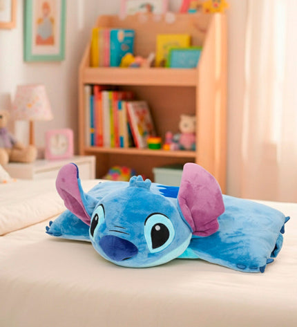 Four Stitch Knuffel Stitch polyester plush toys, soft stuffed animals from the Stitch brand, shown in a group shot.
