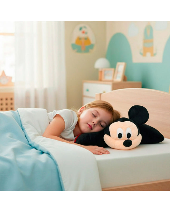 Set of four Mickey Mouse plush toys made of soft polyester, perfect for children, featuring iconic Mickey Mouse design.