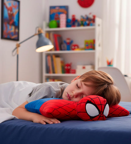 Set of four Spider-Man plush toys made of soft polyester, featuring Spider-Man character in playful poses.