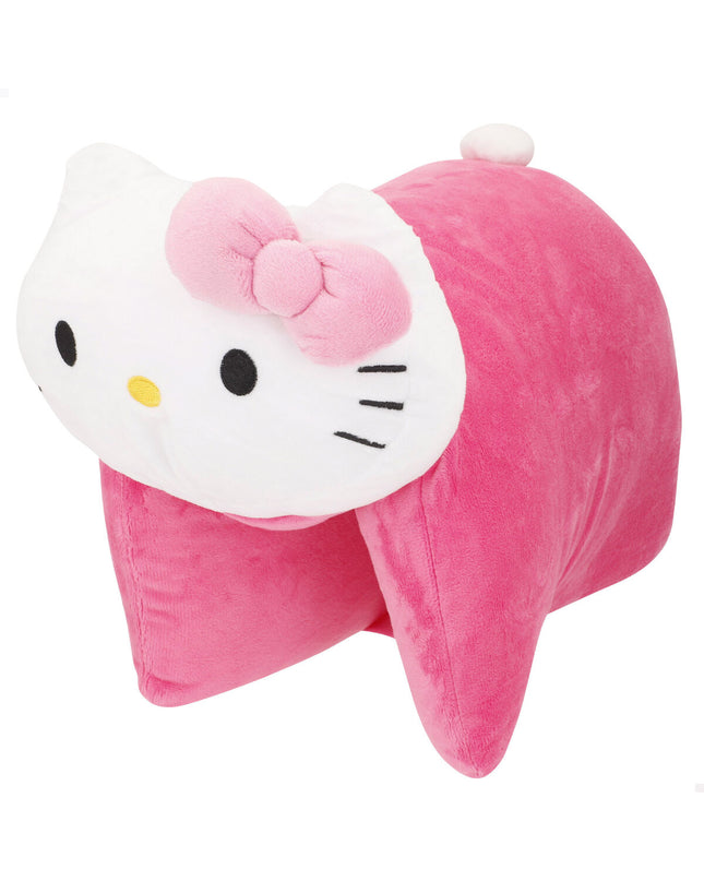 Set of four Hello Kitty plush toys made of polyester, soft and cuddly, perfect for children’s toys and playtime.