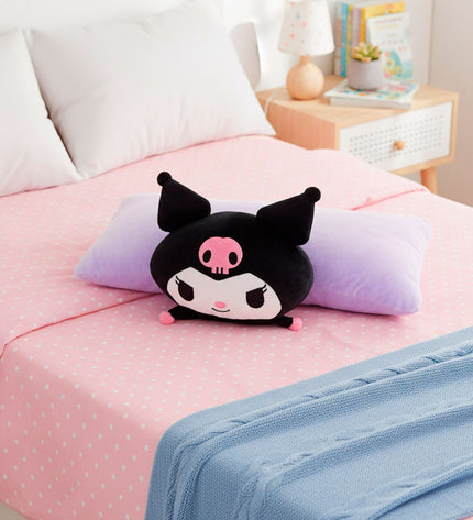Set of four Kuromi plush toys made of soft polyester, ideal for cuddling and play in the speelgoed en games category.