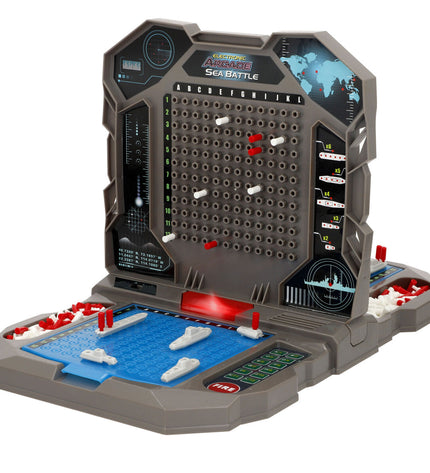 Two Zeeslag game sets by BigBuy Kids, featuring colorful plastic game boards for fun battles at home.