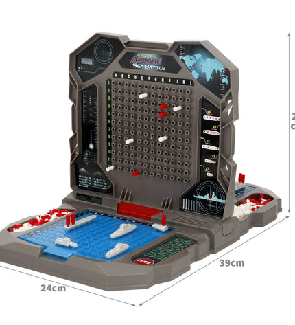 Two Zeeslag game sets by BigBuy Kids, colorful plastic battleship and peg boards for kids' toy game play.