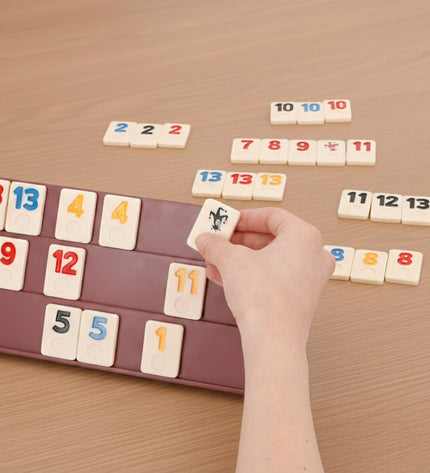 Set of four BigBuy Kids Rummy board games, colorful playing cards and game pieces for family fun and entertainment.