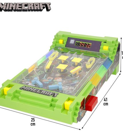 Minecraft Domino game set with two colorful, printed domino tiles featuring Minecraft-themed designs and characters.