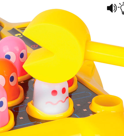 Two Pac-Man Dominoes, colorful game pieces from the Pac-Man brand, designed for fun and entertainment in gaming and accessories.