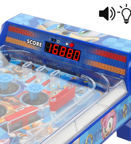 Two Sonic Domino pieces from the Sonic toy and game collection, featuring colorful, cartoon-style domino designs.