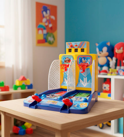 Two Sonic Domino Sonic toy dominoes from the Sonic games collection, featuring colorful, character-themed game pieces.