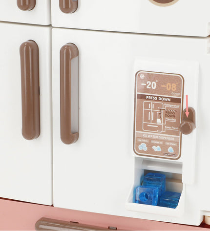 Colorbaby toy freezer with 20 parts, 17x25x8 cm, in vibrant colors, part of pretend play and imiteerspelletjes collection.