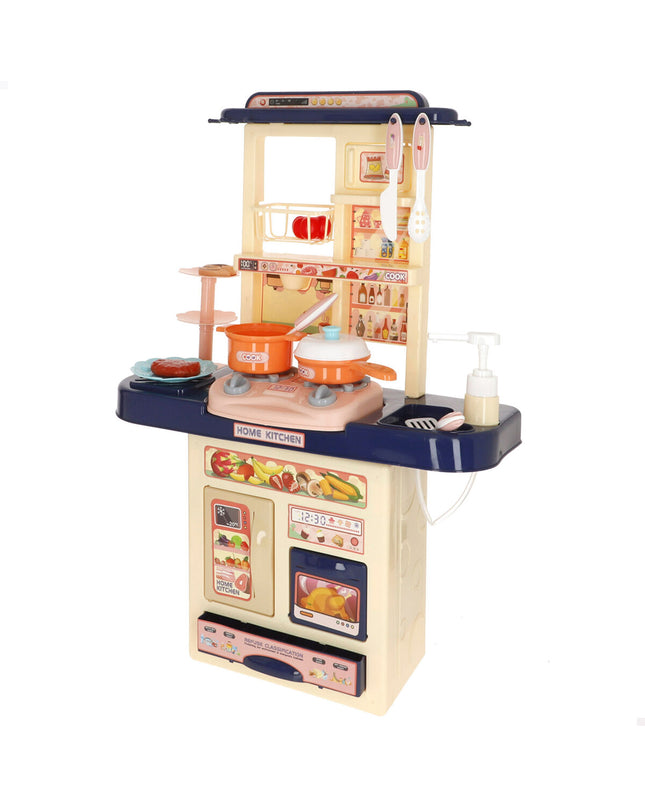 Colorbaby toy kitchen set with 11 pieces, includes stove, sink, and utensils, designed for imaginative play.
