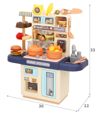 Colorbaby toy kitchen set with 30 pieces, including utensils and accessories, designed for imaginative play and role-playing.