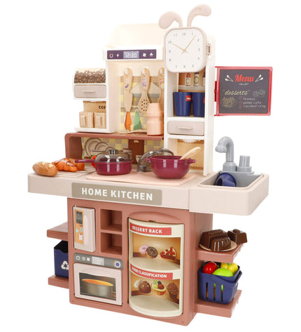Colorbaby toy kitchen set with 35 pieces, measuring 32x41x15 cm, includes realistic cooking accessories for imaginative play.
