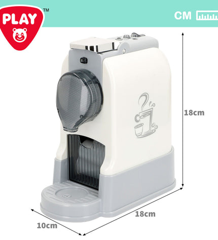 Pair of PlayGo toy household appliances in 10x18x18 cm size, realistic pretend play imiteerspelletjes for children.