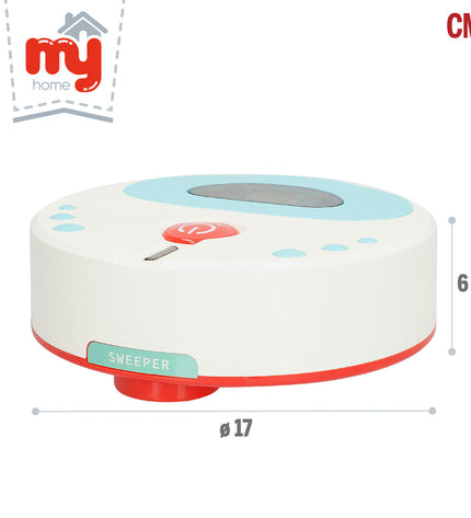 Set of six Colorbaby toy vacuators, 17x6x17 cm, designed for imaginative play and pretend cleaning activities.
