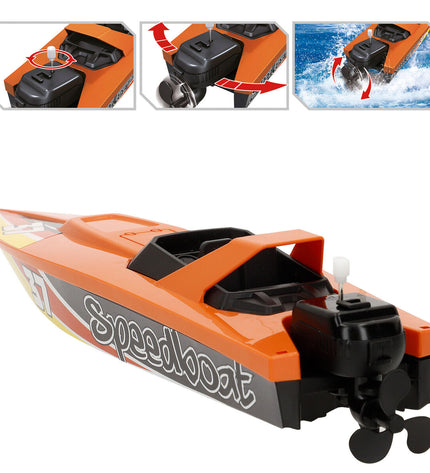 Two Speed & Go vrachtwagen toy carriers, measuring 53 x 15 x 10 cm, designed for play and vehicle fun.