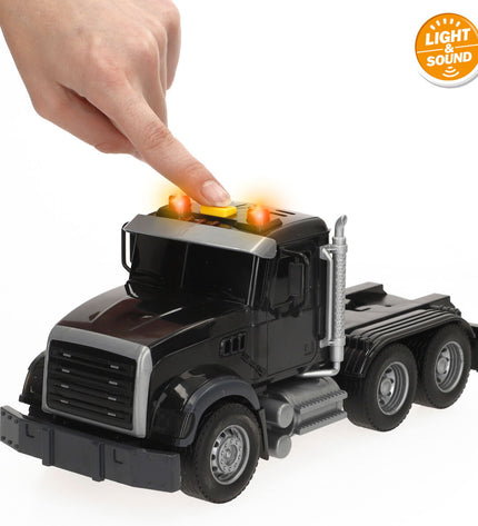 Two Speed & Go truck cargo carriers, 53x15x10 cm, plastic toy vehicles for children, featuring realistic truck details and bright colors.