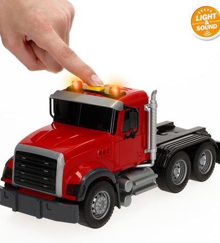 Pair of Speed & Go toy trucks, 53x15x10 cm, colorful vehicle toys for children, part of the Speelgoed en games vehicle series.