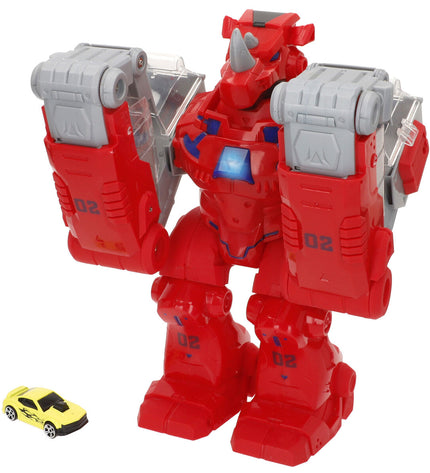 Two Transformers playsets from BigBuy Kids, measuring 24x28x16 cm, featuring colorful robot figures and action accessories.