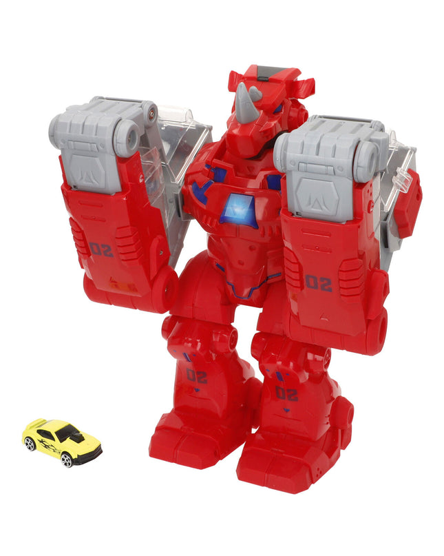 Two Transformers playsets from BigBuy Kids, measuring 24x28x16 cm, featuring colorful robot figures and action accessories.