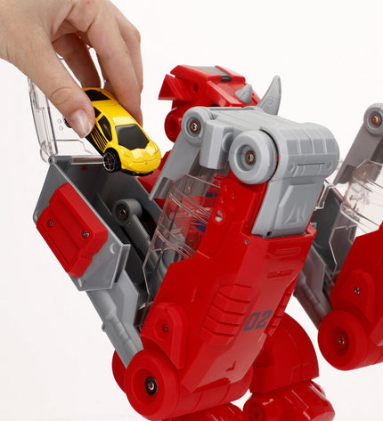 Two Transformers toys, 24x28x16 cm, from BigBuy Kids, featuring detailed action figure designs suitable for play and collection.