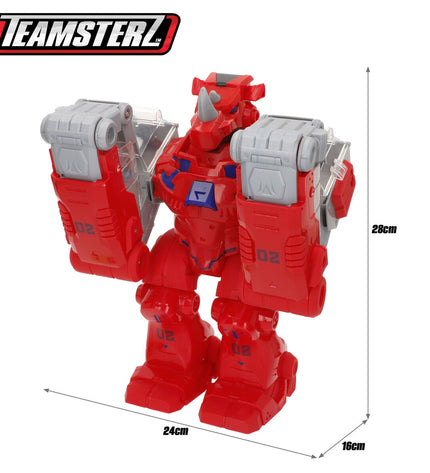 Two Transformers toys from BigBuy Kids, measuring 24x28x16 cm, featuring detailed action figure designs in vibrant colors.