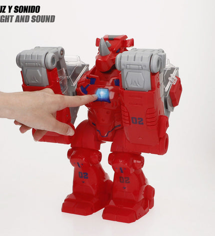 Set of two Transformers toys, 24x28x16 cm, action figures from BigBuy Kids, designed for kids' play and collectible display.