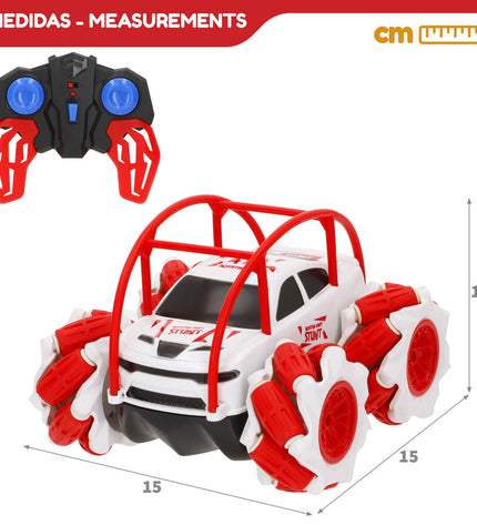Two Speed & Go remote-controlled police cars, measuring 15x11x15 cm, toy vehicles for kids, shown in the image.