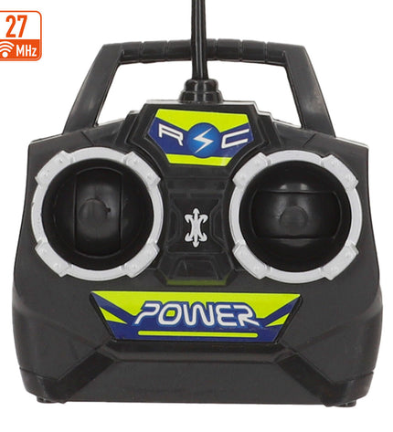 Set of four Speed & Go remote control police cars in 1:18 scale, with detailed design and black-and-white coloring.