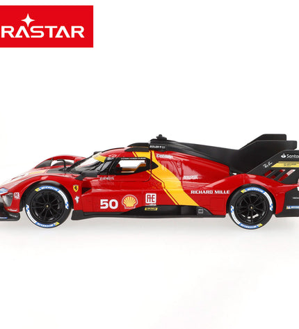 Two Ferrari remote-controlled police cars, 36x11x15 cm, detailed toy vehicles for children, designed for fun and imaginative play.