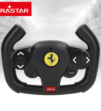 Two Ferrari remote control police cars, 36x11x15 cm, with detailed police and Ferrari branding, perfect for children’s play.