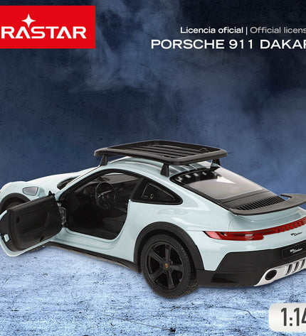 Two Porsche remote control police cars, 32x12x13 cm, toy vehicles in blue with siren lights, perfect for kids’ play and fun.
