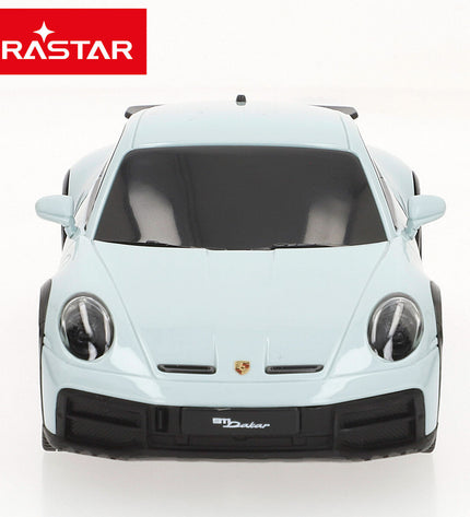 Set of four Porsche remote control police cars, 18x6x8 cm, toy vehicles for kids, featuring detailed police car design.