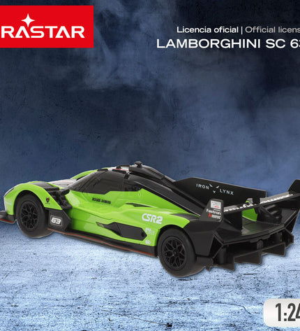 Four Lamborghini remote control toy police cars, 20x6x8 cm, featuring detailed design and vibrant colors for kids' play.