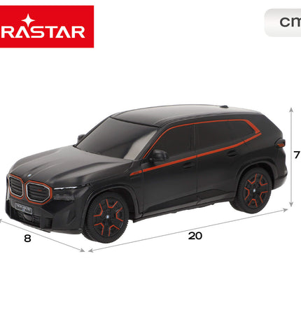 Set of four BMW remote-controlled police cars, 20x7x8 cm, toy vehicles for kids, featuring detailed police car design.