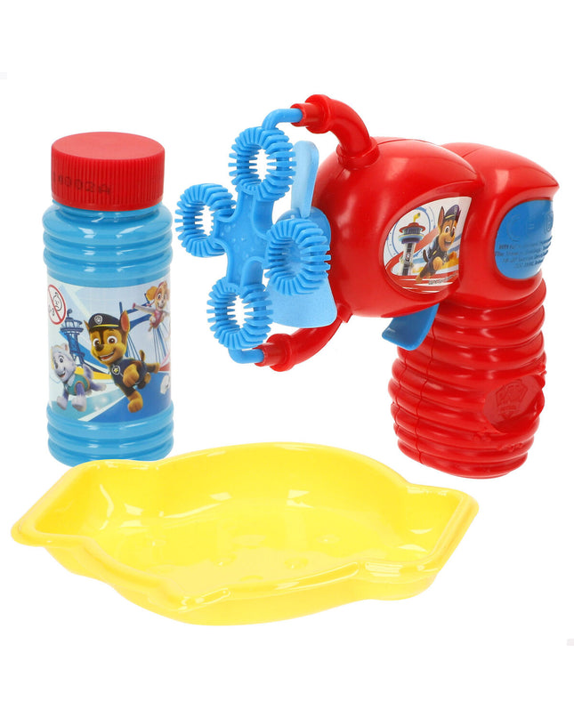 Set of 12 Paw Patrol bubble blowing toys, 50 ml each, in colorful packaging, for outdoor play and games.